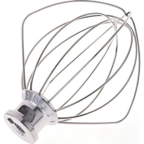 Fouet à Fils K45WW compatible pour KitchenAid KSM90 K45 KSM150 en Acier Inoxydable Fouet Mélangeur Planétaire pour œufs et gâteaux (taille 4.5QT / 4.3 L) (1/5)
