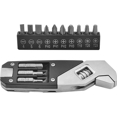 Chiave regolabile in acciaio inox, chiave a brugola pieghevole, chiave multifunzione, utensili portatili, set di utensili, kit di riparazione