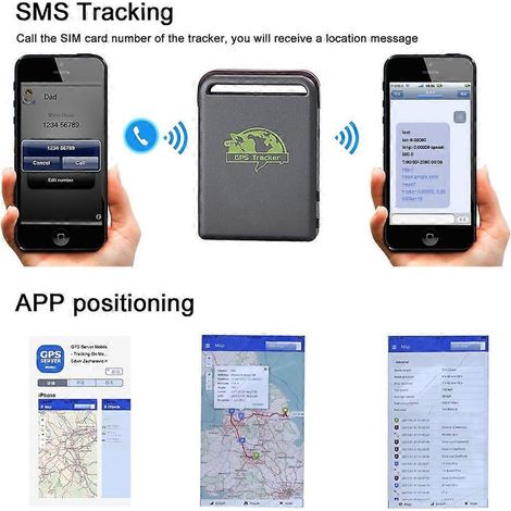 TK102B Auto-GPS-GSM-GPRS-Tracker Echtzeit-Ortungsgerät (1/5)