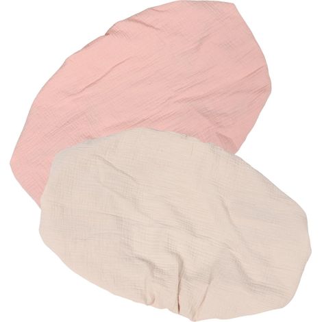 2 Pièces Housse de Matelas pour Bébé en Coton Doux, Résistante aux Lavages Fréquents, Garde Surfaces Sèches et Propres, Nursery Voyages (1/5)