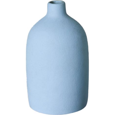 Aila Keramik Fortnite Vasen-Set für modernes Landhausdekor - Elegante, mattierte Keramik, 5er-Set mehrfarbige Vasen (Hellblau, Gelb, Rosa, Dunkelblau, verschiedene Größen) (1/5)