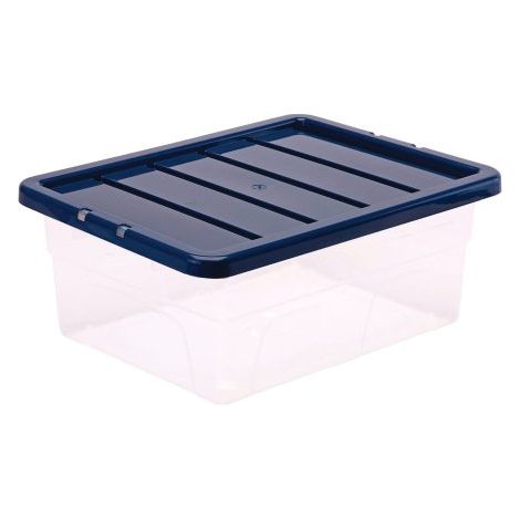 Boîte de rangement plastique emboîtable Fellowes 15 L - Lot de 10 (1/5)