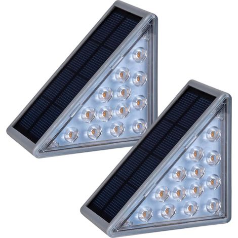 2er-Pack Solar-Treppenhausleuchten, dekorative Ambiente-Treppenhausleuchten (1/5)