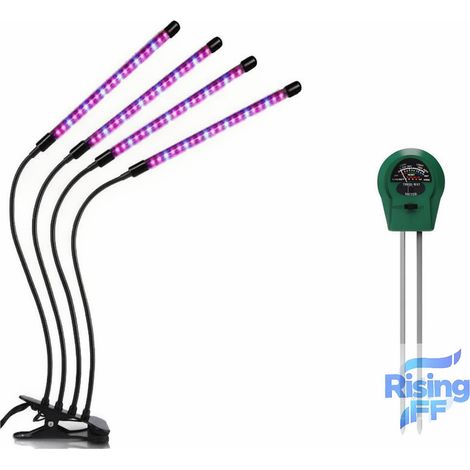 Lampes de croissance/Éclairage horticole 3 couleurs avec tubes LED flexibles, lot de 1, pour la croissance des plantes (avec testeur de température et d'humidité gratuit)-AquaForge (1/5)