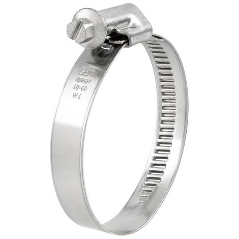 Collier de serrage à vis sans fin SX-T 9 25-40 C7 W4 Acier inoxydable 1.4301 (Par 50) (1/4)
