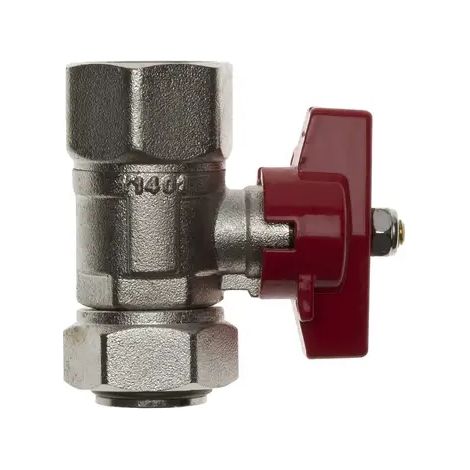 BRÖTJE Kugelhahn Überwurf rot, 7313542