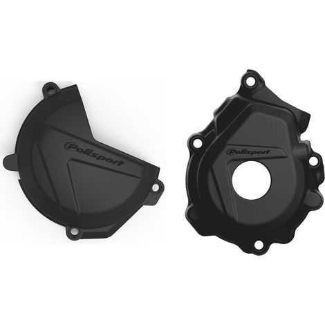 Protection de cache-alternateur Polisport pour KTM SX, SXF et XC 250/350 FC 16 pouces, noire
