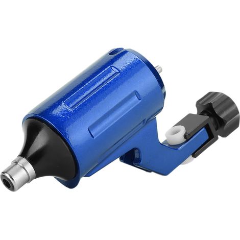 Machine à tatouer à moteur puissant réglable, machine à tatouer en alliage avec interface RCA, bleu (1/5)