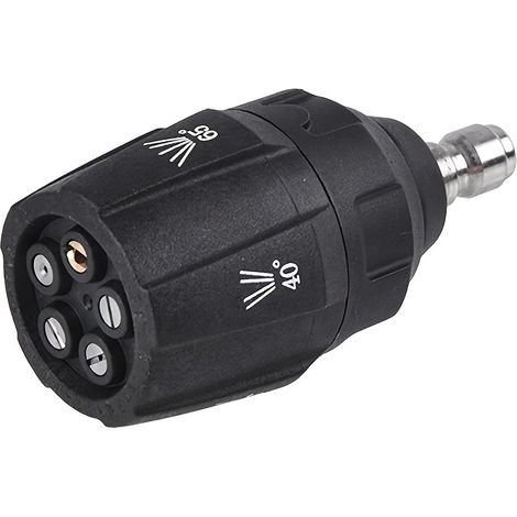 Buse de lavage auto haute pression 5 en 1 avec raccord rapide - obtenez un nettoyage de qualité professionnelle en toute simplicité. (1/5)