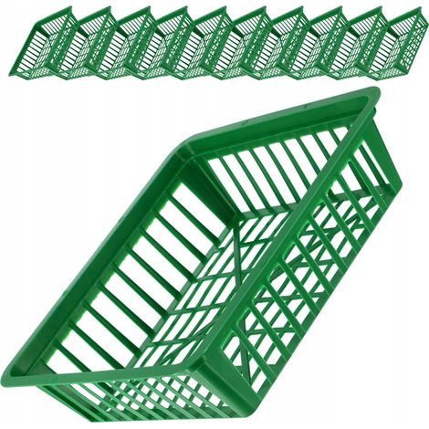 Panier de plantation pour bulbes de fleurs, panier à semis en plastique, plateau de semis pour plants de légumes (1/5)