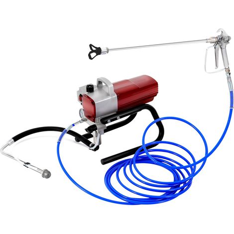 Pulvérisateur de peinture Airless 1800 W 220 V pour tous les liquides non granulaires et fluides avec buse de pulvérisation, tube de pulvérisation et tige d'extension (1/5)