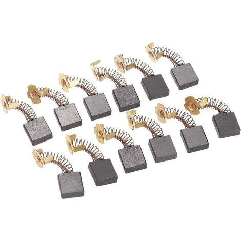 10 balais de charbon pour moteur 18 mm x 17 mm x 7 mm, outil électrique pour 180 (1/4)