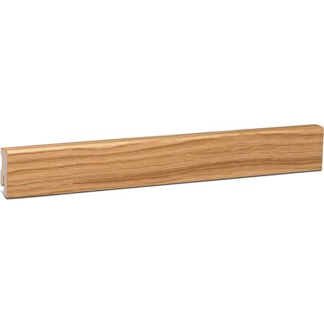 KGM Sockelleiste Modern Eiche Furnier lackiert Massivholz