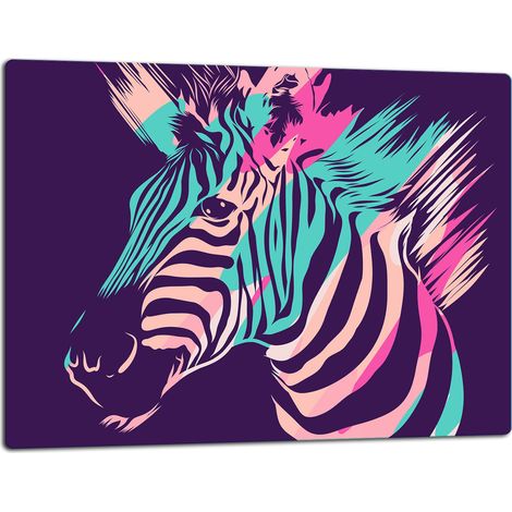 Tablero de corte de placa de vidrio 52x40 Zebra (1/5)