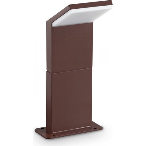 Ideal Lux Lampada da terra Style 1 luce LED integrato IP54 coffee alluminio