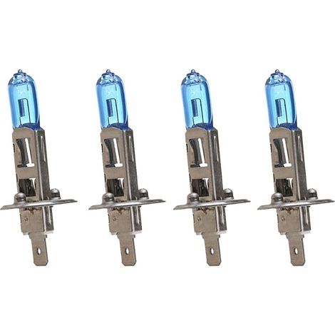 4 X Véhicule de voiture Lumineux H1 55W 4500K Xénon Gaz Halogène Ampoules de lampe de projecteur blanc