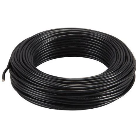 Fil électrique HO7VU 1.5 mm² noir en 100 m - Arcanaute