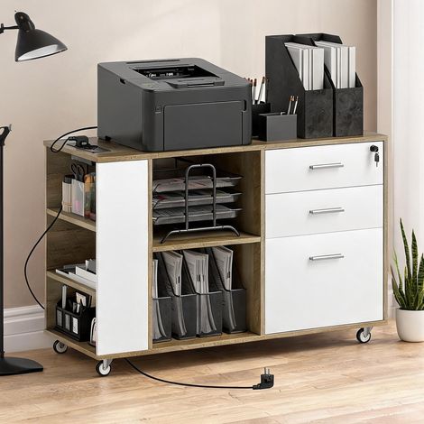 Meuble de rangement de bureau 100 x 40 x 65,5 cm (1/5)