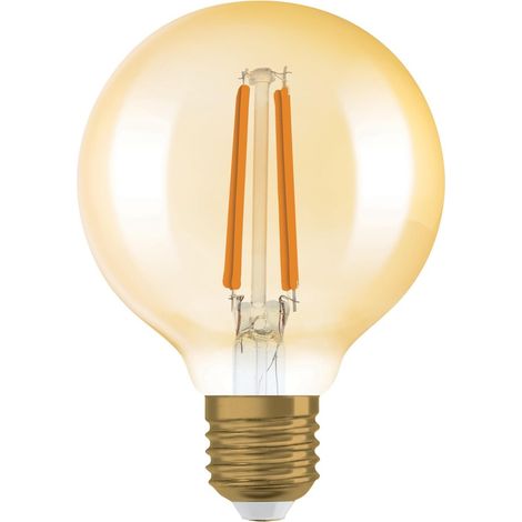 LED OSRAM 1906 DIM CLG60 D80 Verre doré - Filament E27 7,2W 2400K (137860-4099854137860) (1/3)