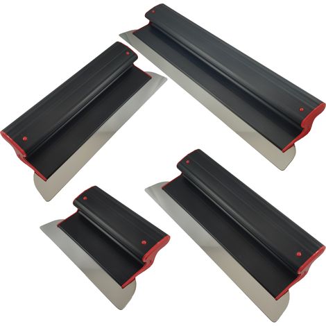 CONTOO SET Flächenspachtel Edelstahl, Flexibel Blatt 0,3mm Kunstoffgriff Ergo Ergoplast 250-800mm (1/5)