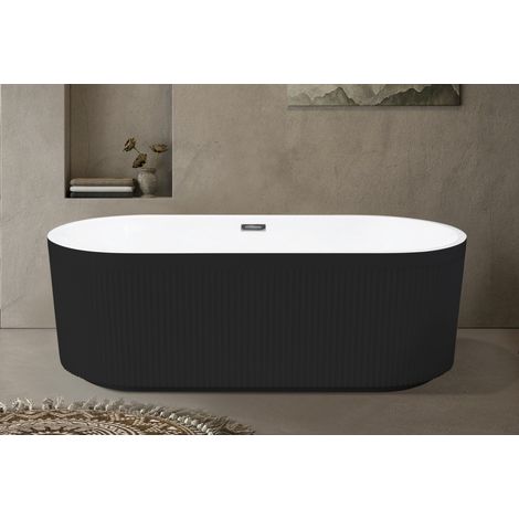 Baignoire ilot ILOA Black 80x170cm (1/4)