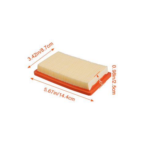 951-10298 951-14632 751-10298 751-10538 Lawn roller air filter (1/3)