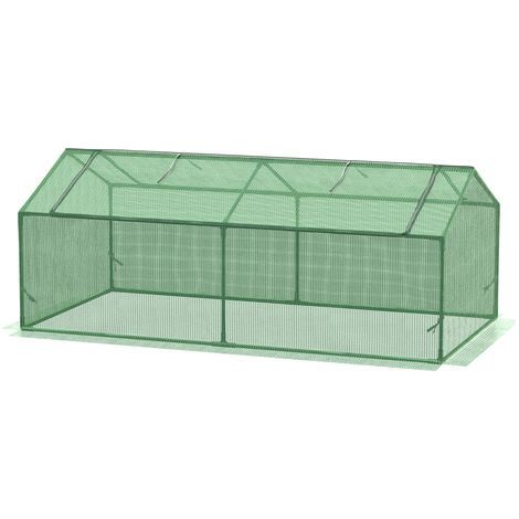 Serre avec fenêtre, film en PE renforcé, serre d'hiver résistante au gel, serre de balcon, jardin, abri à tomates 180 x 90 x 70 cm, tunnel pour tomates, légumes, plantes, verdure (1/5)