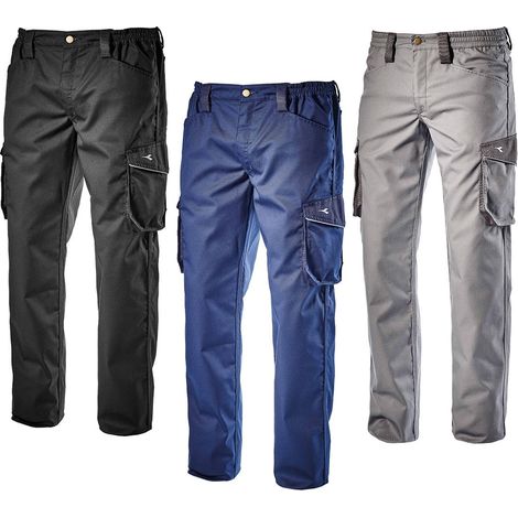 Pantaloni da lavoro Diadora Utility STAFF - L - Gris (1/10)