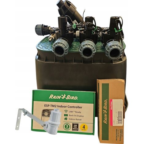 Kit Rain Bird a 3 sezioni: collettore con filtro e compressore, TM2, RSDBex, pozzetto, PE 25 (1/5)