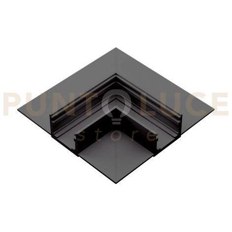 GBIGSN5 ANGOLO MECCANICO 90° PER INSTALLAZZIONE SOFFITTO-SOFFITTO PER SISTEMA BINARIO DA INCASSO NERO