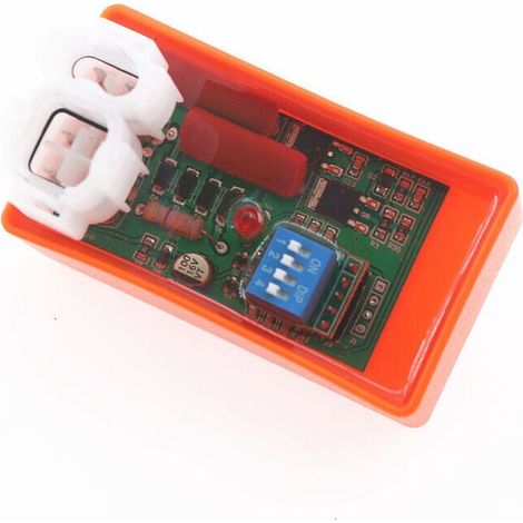 1 module CDI réglable avec interrupteurs DIP pour moteur GY6, allumage électronique AC/DC, pour scooter 125cc (1/5)