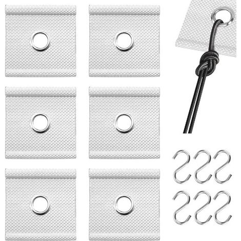 piezas de ojales keder, ganchos keder, camping, tira keder, ganchos, riel keder, caravana, tienda de campaña, para riel de 5/6 mm, 7/8 mm (1/5)