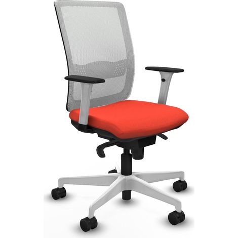 Sedia da ufficio piqueras y crespo Haches bianco rete ergonomica (1/2)