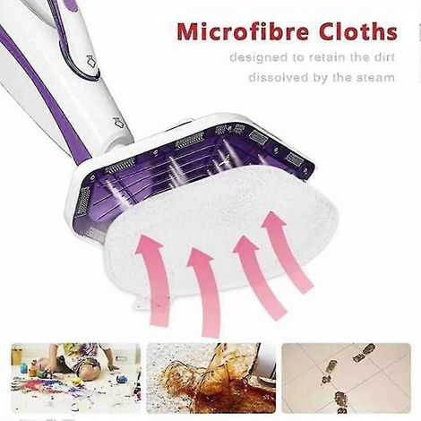 Lot de 14 lingettes pour balai vapeur, compatibles avec l'aspirateur Polti Vaporetto Smart 100. (1/5)