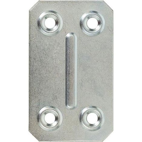 Piastrina dritta 67 x 40 spessore 1 mm. - 4 pz.