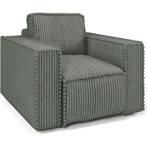 Sessel Designersessel VAJANA Stoff Tilia Olivgrün (1/3)