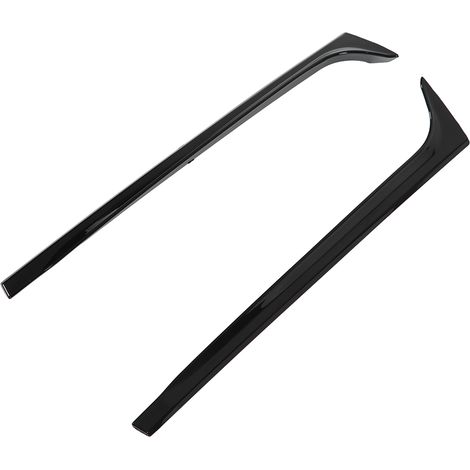 2x Spoiler Lunette Arrière Noir Brillant ABS Biseauté Couvre Remplacement pour MK5 2011-2017 (1/5)