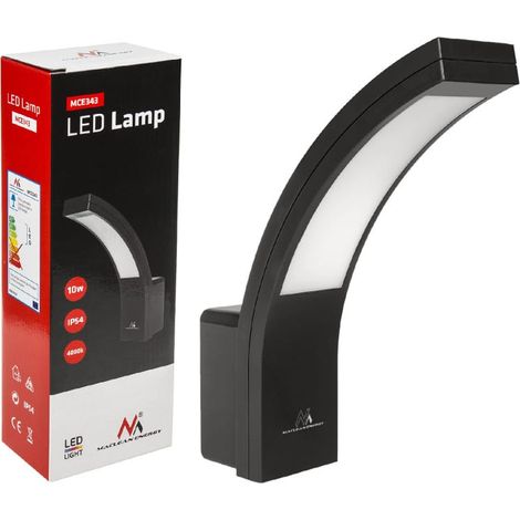 Lámpara de pared LED Maclean MCE343 B para fachadas exteriores (1/3)