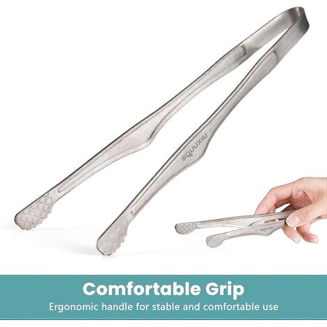 Ti Camping Grillpfanne & Grillzangen-Set, tragbares Outdoor-Kochgeschirr, Antihaftbeschichtung, mattes Finish, perfekt