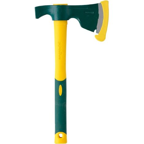 Leborgne – Hachette awax 0,75kg manche novagrip droit 37cm – Acier forgé pour coupe nette – Côté arrache-clous – 201104