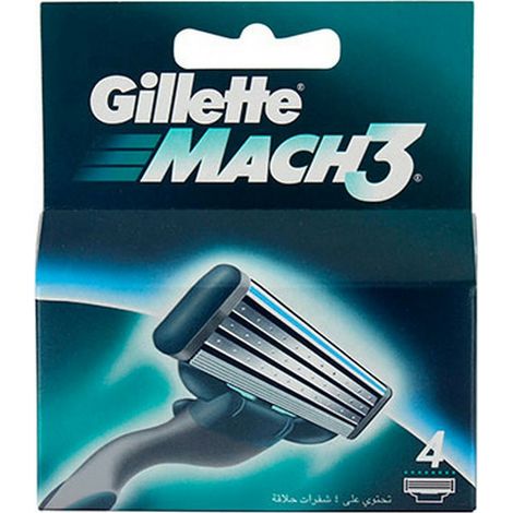 Lama di Ricambio per Rasoio Gillette (4 Unità) (4 uds)