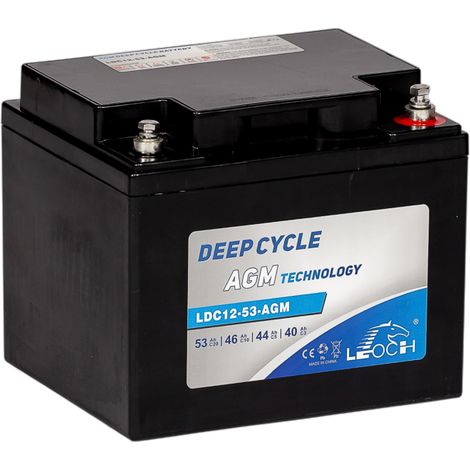 LEOCH LDC12-53 12V 53AH BATTERIA AGM - GEL