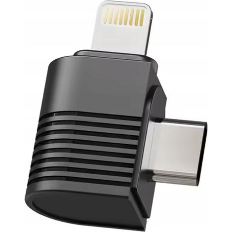 Ulanzi USB-C auf Lightning Adapter für iPhone 12, 11, X, 8 mit Mikrofon (1 Stück)
