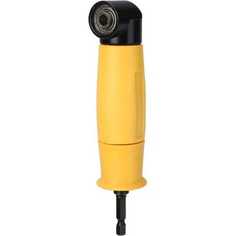Mandrin universel pour perceuse-visseuse à angle droit, avec adaptateur pour espaces restreints (1/4)