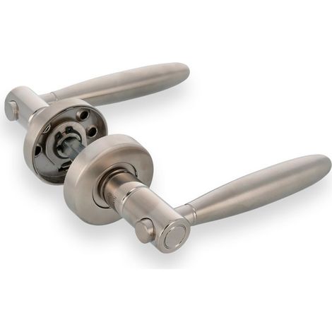 AMIG Poignées sur rosace 22R Ø53 mm Acier inoxydable AISI 304 Mat (1/5)