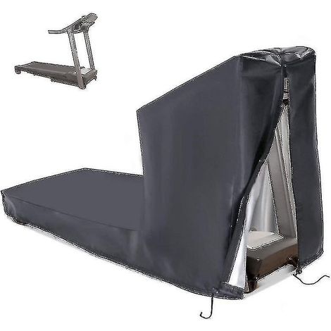 Wasserdichte Laufbandabdeckung, Staubschutzhülle für Fitnessgeräte im Innen- und Außenbereich – zz – 200 x 95 x 110 cm – Schwarz