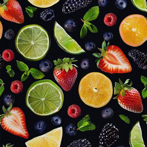 TISSUS DÉCORATIFS D'EXTÉRIEUR OXFORD - Motif Cocktail  DX8772 (1/5)