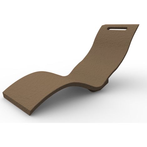 Lettino Chaise Longue Riscaldata da Esterno Giardino Seduta a Terra Arkema Serendipity Hybrida Dove Grey (1/5)