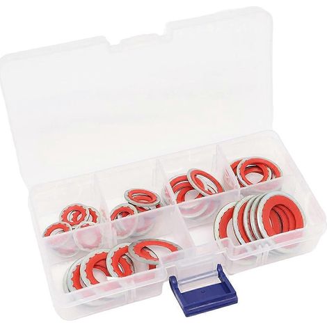 Assortiment de 60 joints de climatisation, joints de compresseur de climatisation automobile