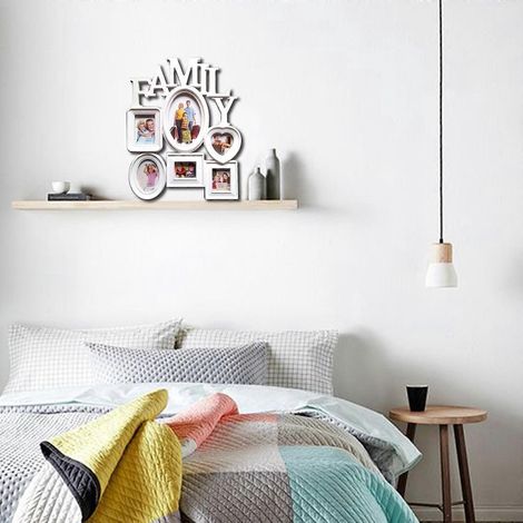 Cadre photo familial mural, support d'affichage, accessoires de photographie pour la maison, la chambre, le bureau, la décoration de bureau, les supports pour studio photo (1/4)